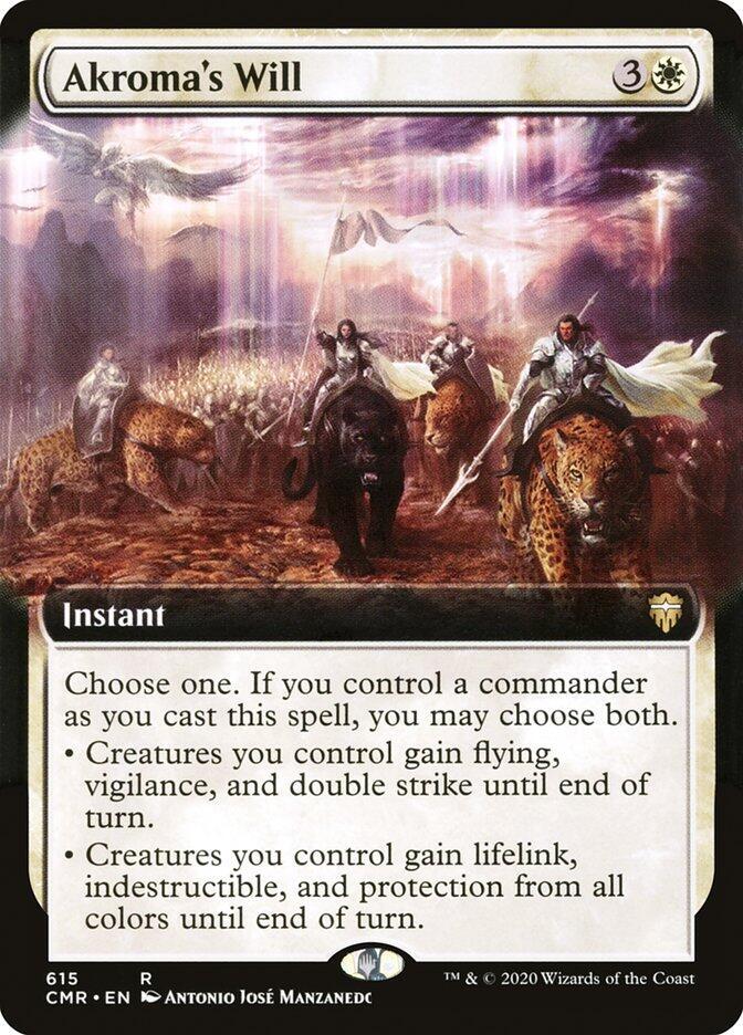 Akroma's Will (Extended Art) | Commander Legends #615