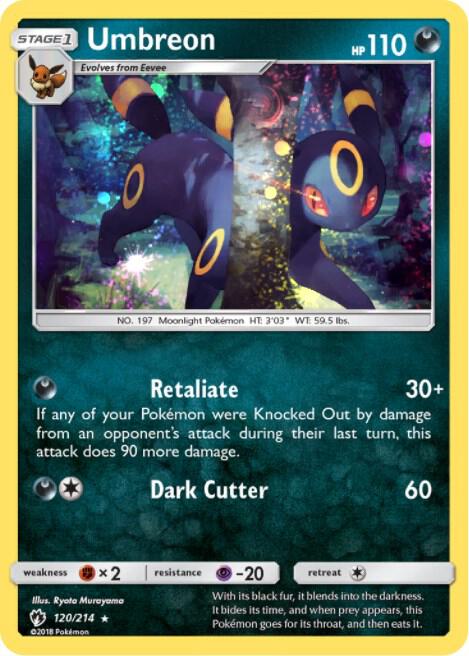 Umbreon - 120/214 (Cosmos Holo) | Blister Exclusives #120/214