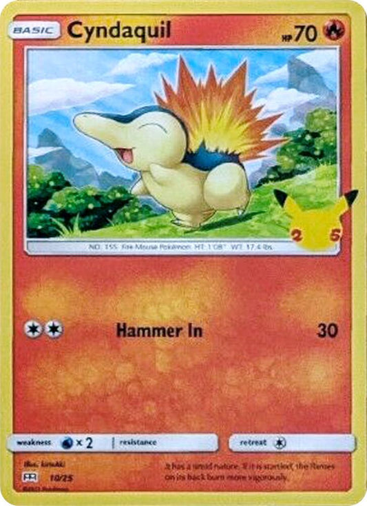 Cyndaquil - 10/25 | McDonald's 25th Anniversary Promos #010/025
