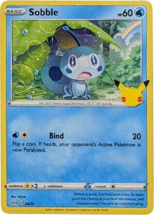 Sobble - 24/25 | McDonald's 25th Anniversary Promos #024/025