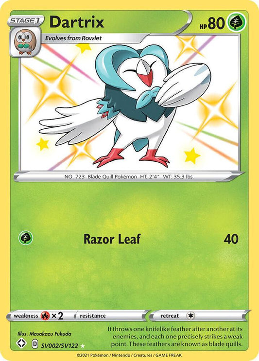 Dartrix | Shining Fates: Shiny Vault #SV002/SV122