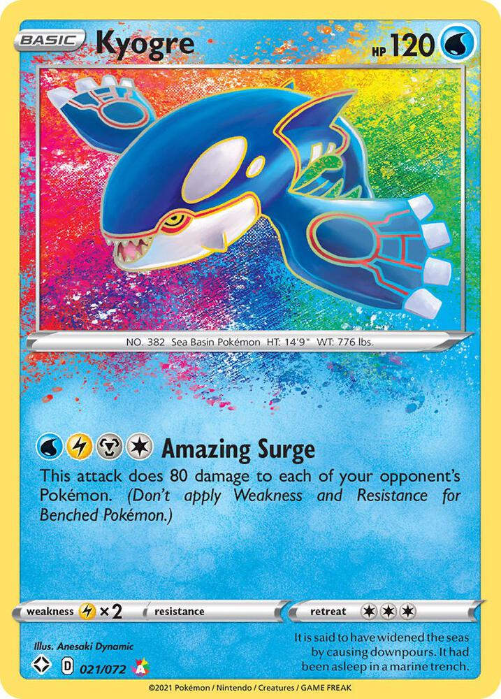 Kyogre | Shining Fates #021/072