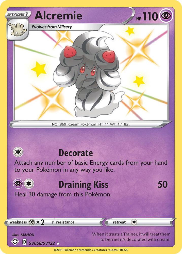 Alcremie | Shining Fates: Shiny Vault #SV058/SV122