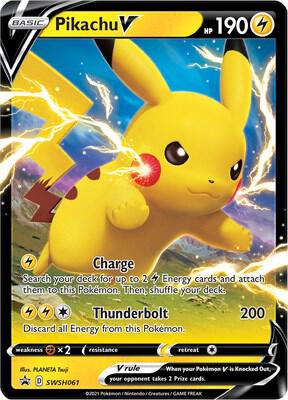 Pikachu V - SWSH061 | SWSH: Sword & Shield Promo Cards #SWSH061