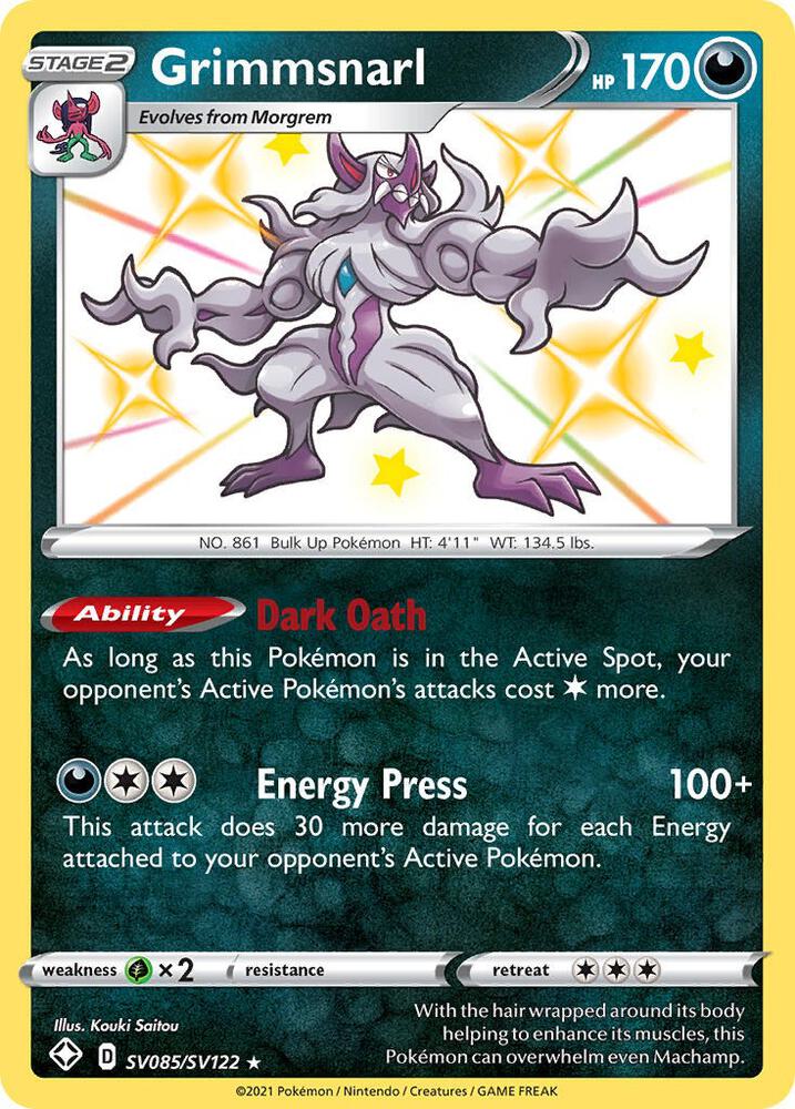 Grimmsnarl | Shining Fates: Shiny Vault #SV085/SV122