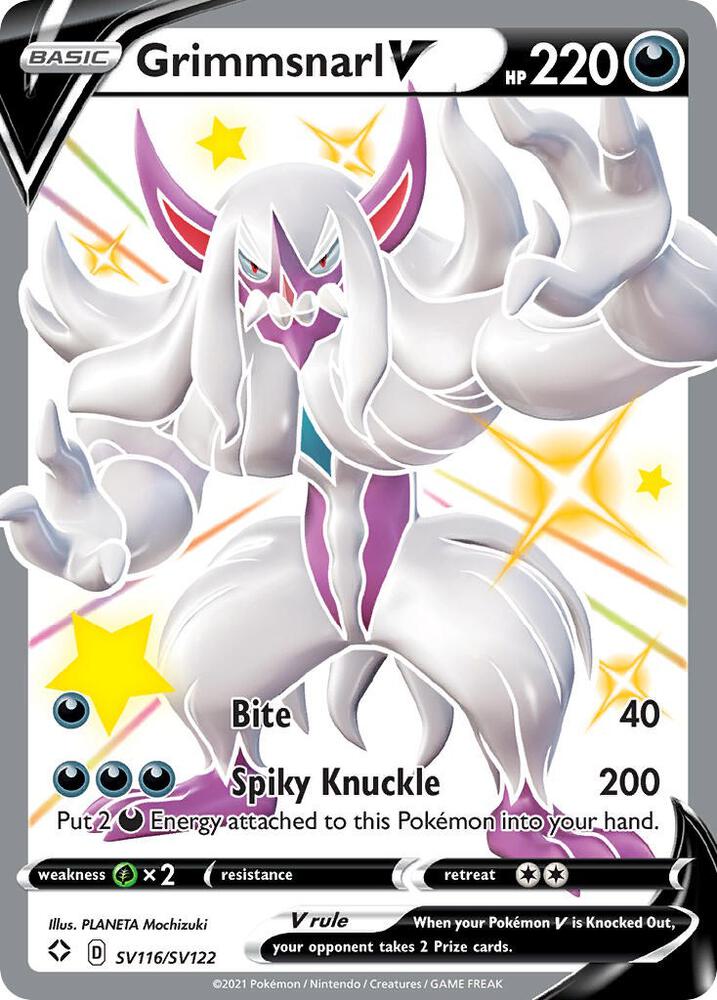 Grimmsnarl V | Shining Fates: Shiny Vault #SV116/SV122