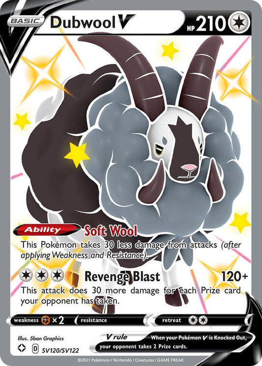 Dubwool V | Shining Fates: Shiny Vault #SV120/SV122