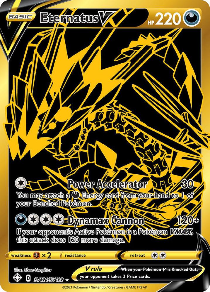 Eternatus V | Shining Fates: Shiny Vault #SV121/SV122