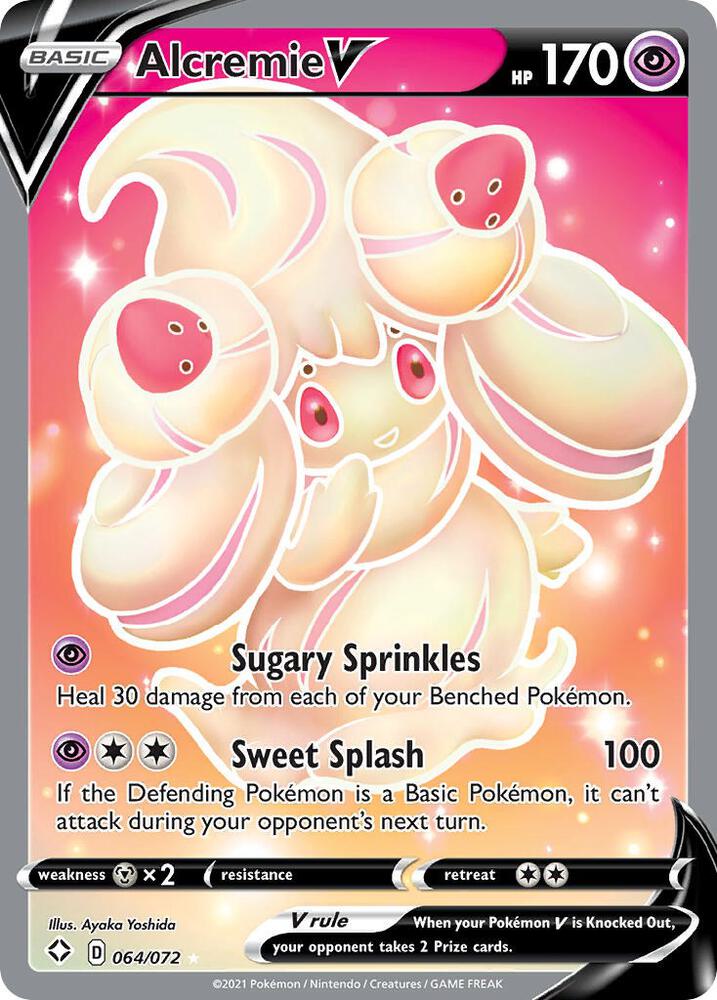 Alcremie V (Full Art) | Shining Fates #064/072
