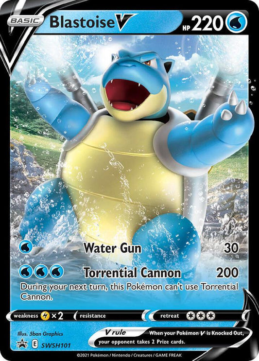 Blastoise V - SWSH101 | SWSH: Sword & Shield Promo Cards #SWSH101