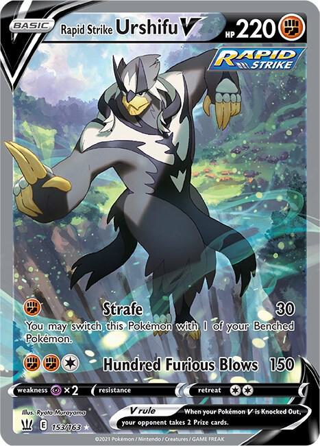 Rapid Strike Urshifu V (Alternate Full Art) | SWSH05: Battle Styles #153/163