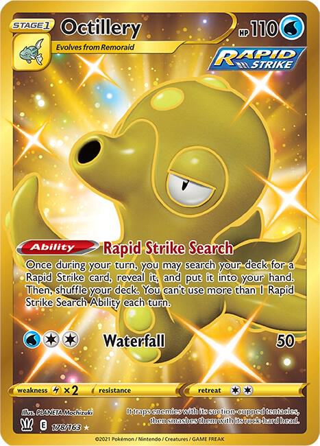 Octillery (Secret) | SWSH05: Battle Styles #178/163