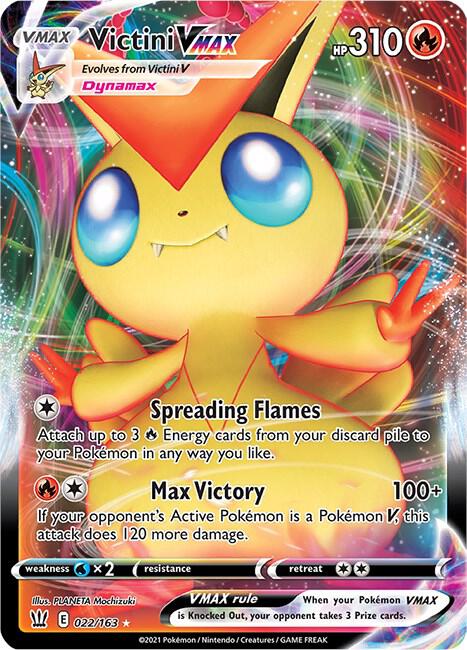 Victini VMAX | SWSH05: Battle Styles #022/163