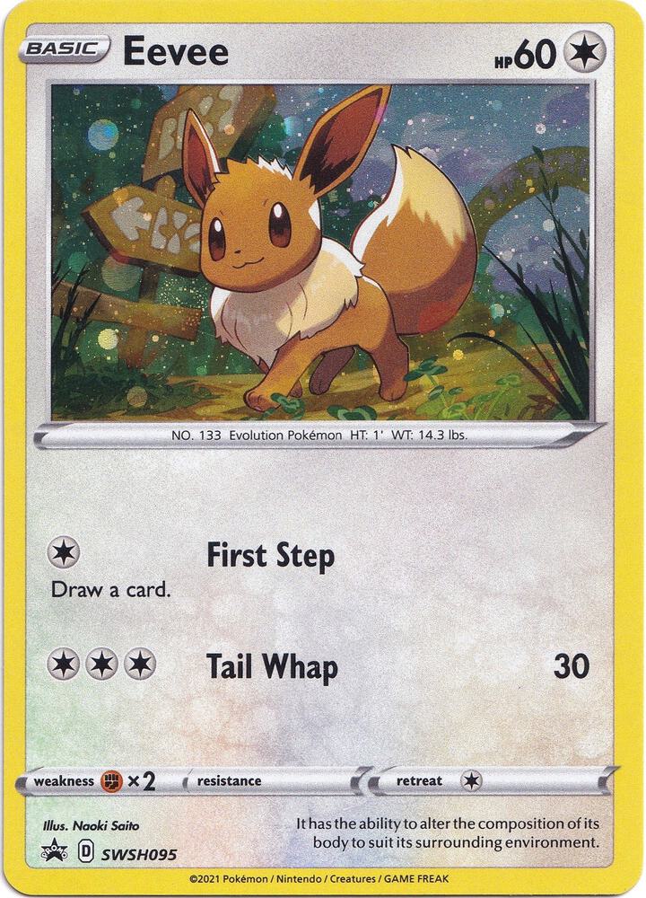 Eevee - SWSH095 | SWSH: Sword & Shield Promo Cards #SWSH095