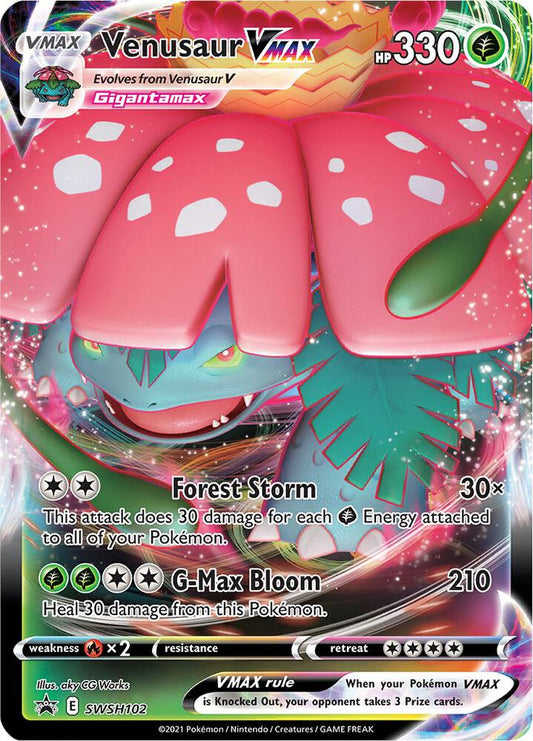 Venusaur VMAX - SWSH102 | SWSH: Sword & Shield Promo Cards #SWSH102
