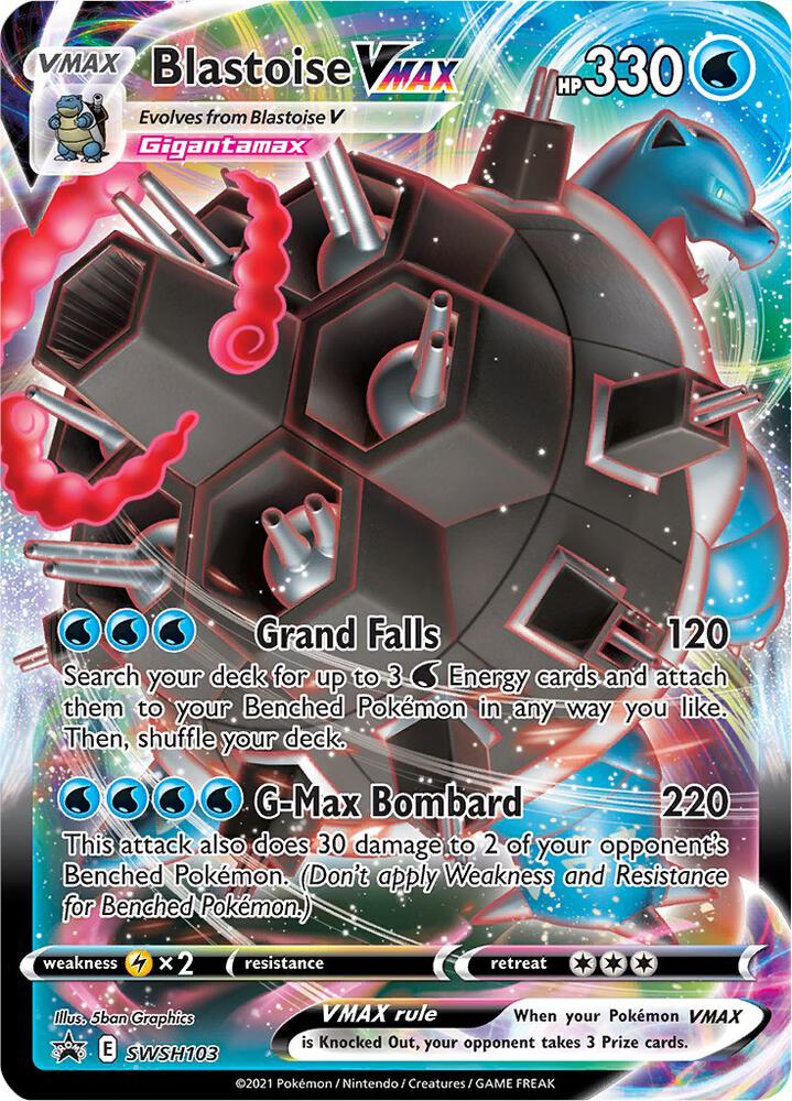 Blastoise VMAX - SWSH103 | SWSH: Sword & Shield Promo Cards #SWSH103