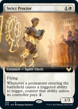 Strict Proctor (Extended Art) | Strixhaven: School of Mages #294