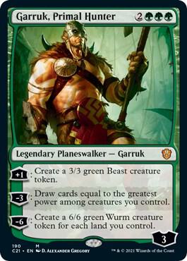 Garruk, Primal Hunter | Commander 2021 #190