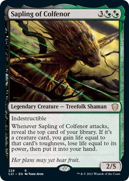 Sapling of Colfenor | Commander 2021 #228