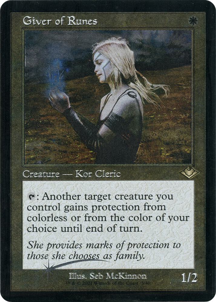 Giver of Runes (Retro Frame) (Foil Etched) | Modern Horizons #3