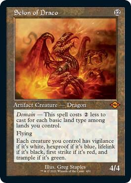 Scion of Draco (Retro Frame) (Foil Etched) | Modern Horizons 2 #431