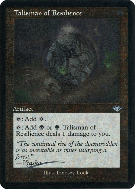 Talisman of Resilience (Retro Frame) (Foil Etched) | Modern Horizons #37