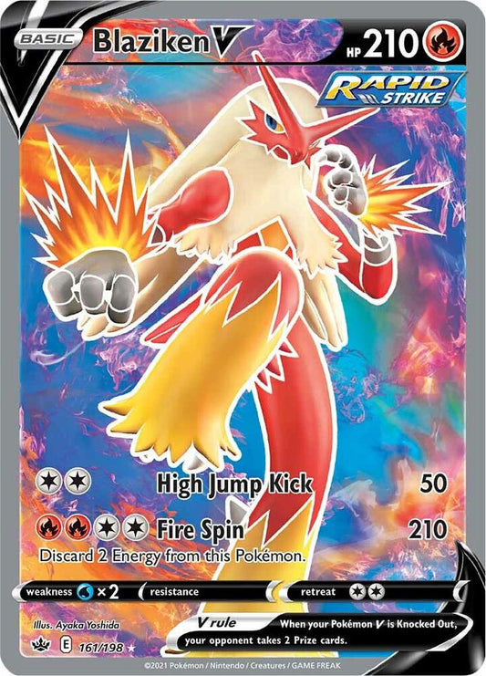 Blaziken V (Full Art) | SWSH06: Chilling Reign #161/198