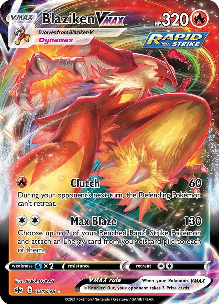 Blaziken VMAX | SWSH06: Chilling Reign #021/198