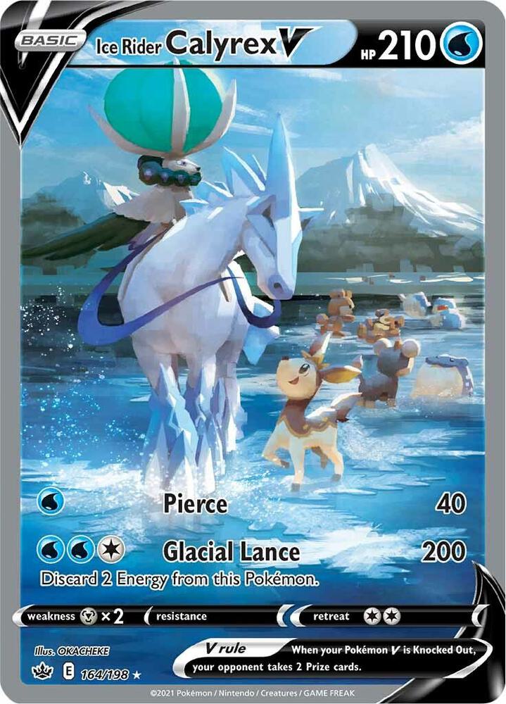 Ice Rider Calyrex V (Alternate Full Art) | SWSH06: Chilling Reign #164/198