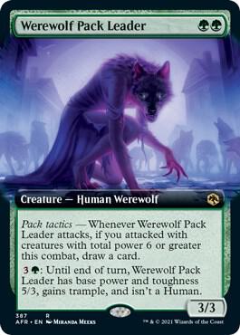 Werewolf Pack Leader (Extended Art) | Adventures in the Forgotten Realms #387