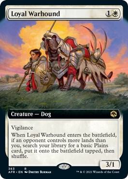 Loyal Warhound (Extended Art) | Adventures in the Forgotten Realms #363