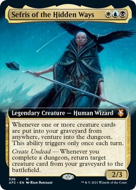 Sefris of the Hidden Ways (Extended Art) | Commander: Adventures in the Forgotten Realms #326