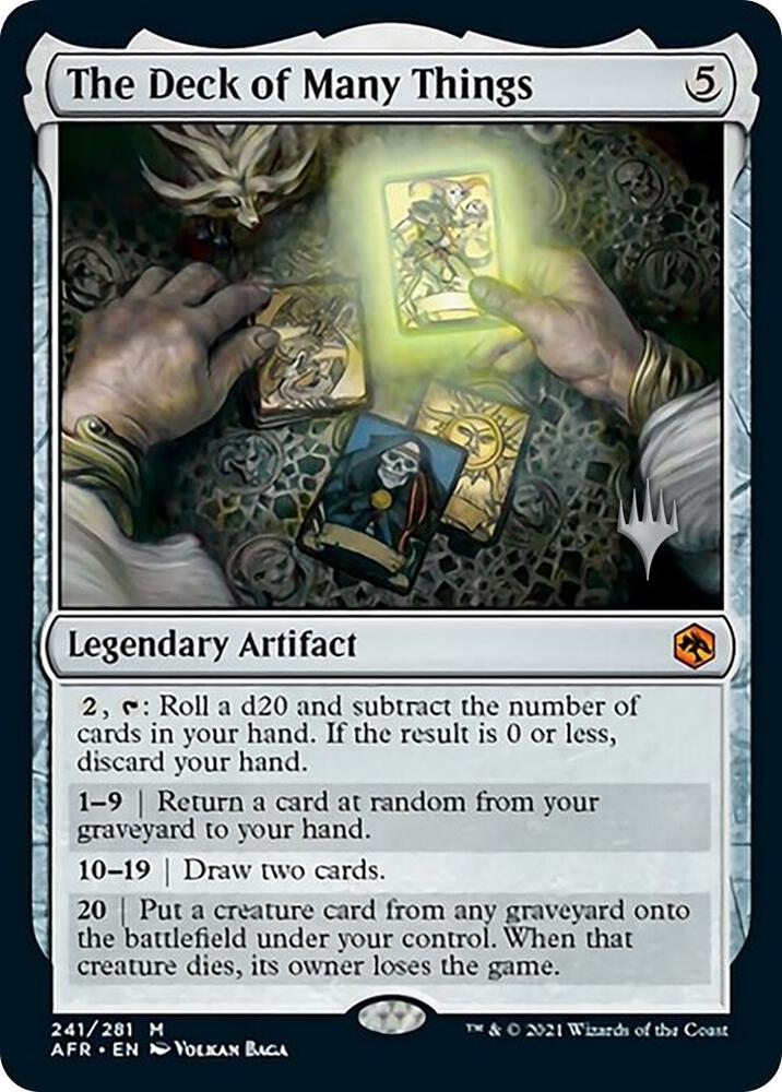 The Deck of Many Things | Promo Pack: Adventures in the Forgotten Realms #241