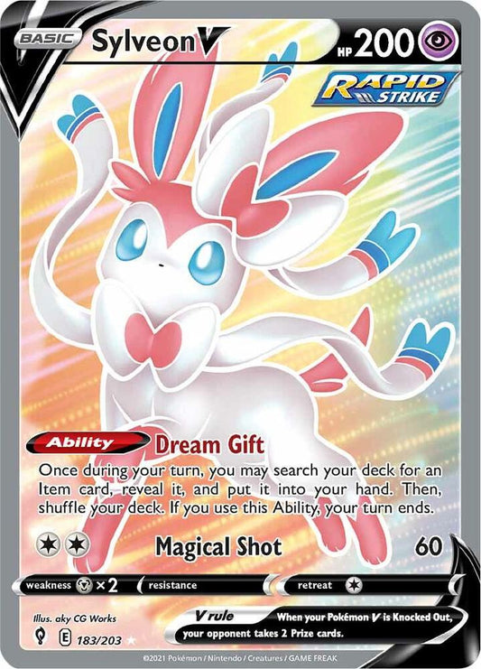 Sylveon V (Full Art) | SWSH07: Evolving Skies #183/203