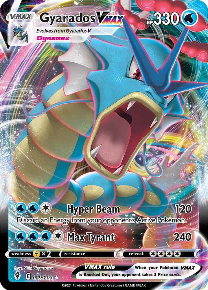 Gyarados VMAX | SWSH07: Evolving Skies #029/203