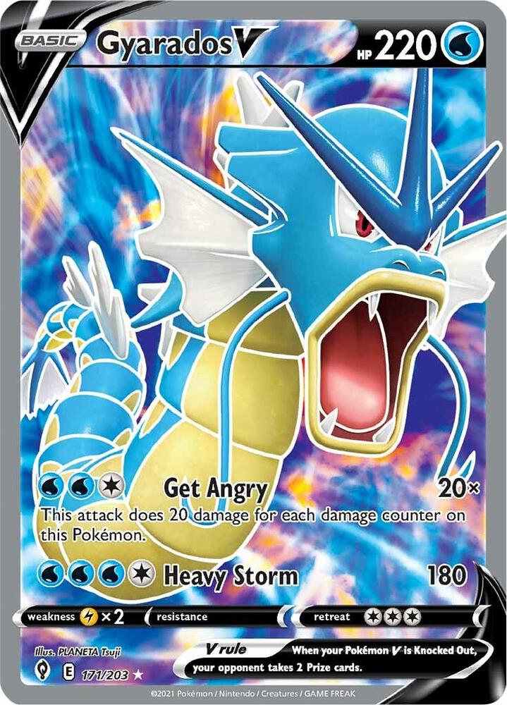 Gyarados V (Full Art) | SWSH07: Evolving Skies #171/203