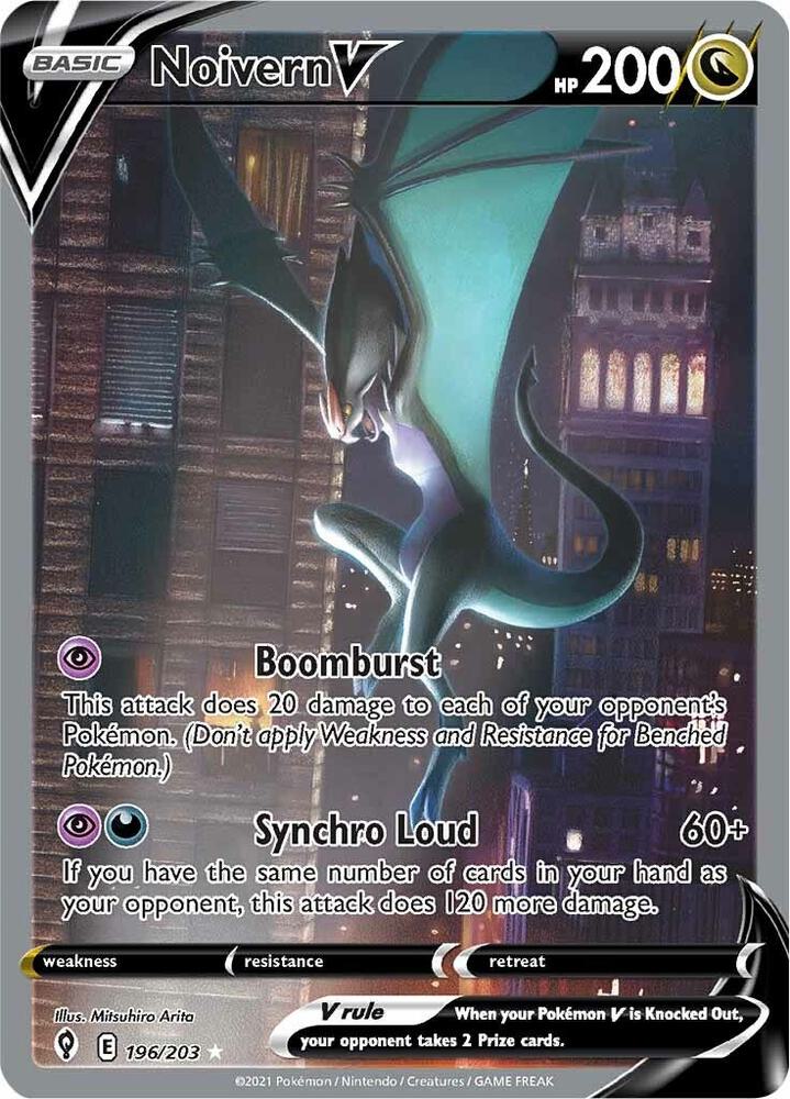 Noivern V (Alternate Full Art) | SWSH07: Evolving Skies #196/203