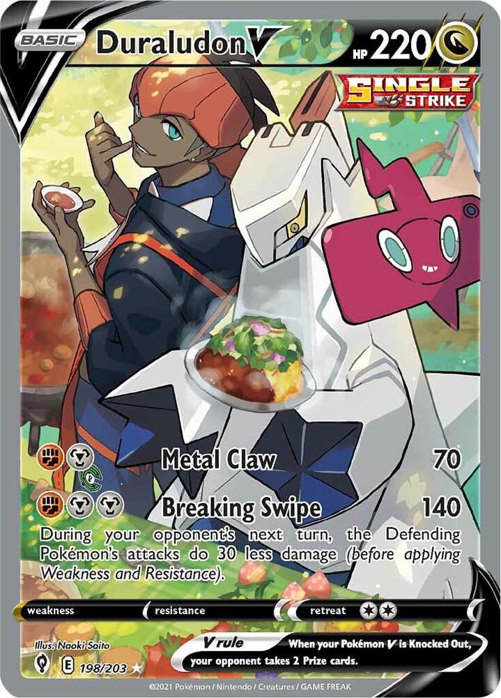 Duraludon V (Alternate Full Art) | SWSH07: Evolving Skies #198/203