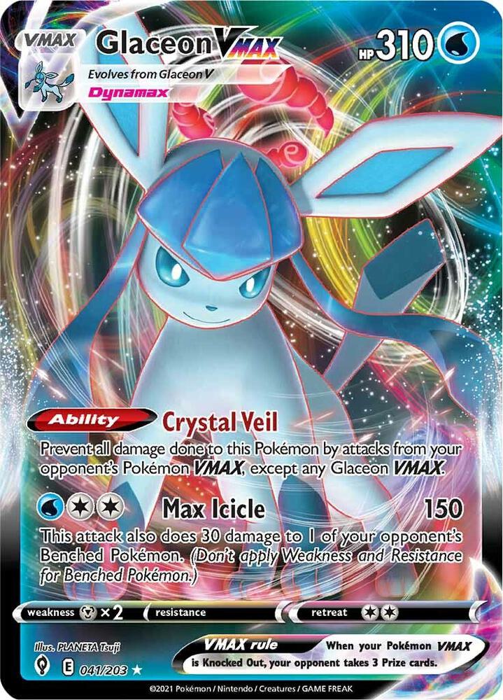 Glaceon VMAX | SWSH07: Evolving Skies #041/203