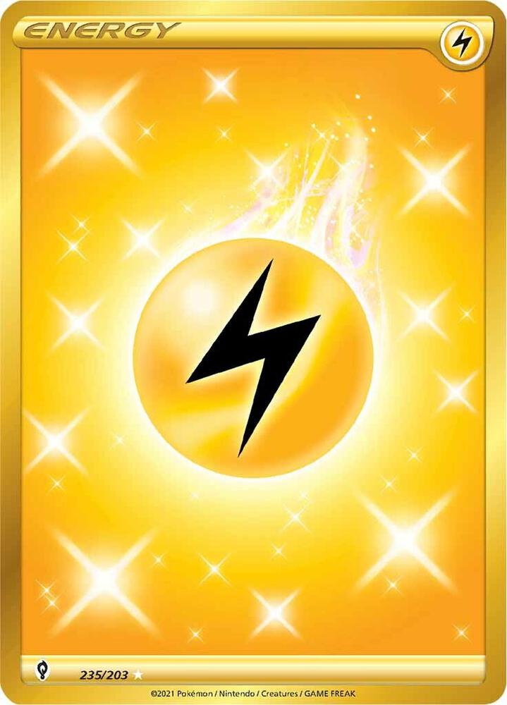 Lightning Energy (Secret) | SWSH07: Evolving Skies #235/203