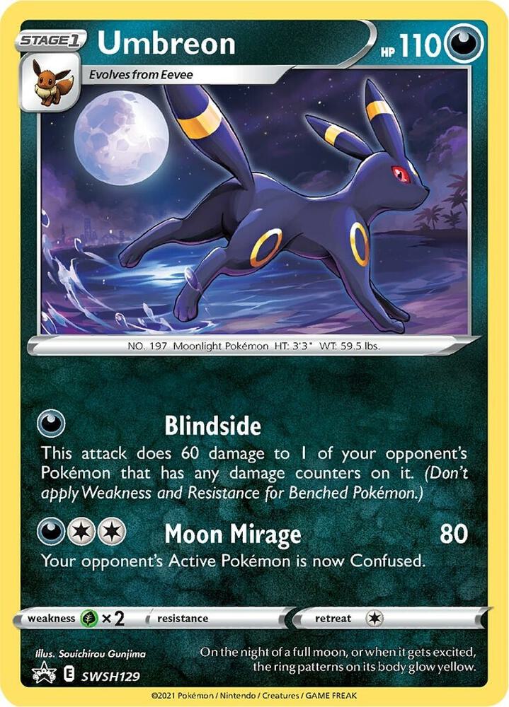 Umbreon - SWSH129 | SWSH: Sword & Shield Promo Cards #SWSH129
