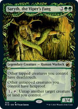 Saryth, the Viper's Fang (Showcase) | Innistrad: Midnight Hunt #304