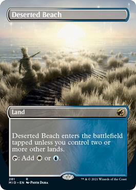 Deserted Beach (Borderless) | Innistrad: Midnight Hunt #281