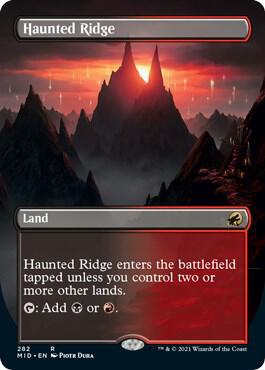 Haunted Ridge (Borderless) | Innistrad: Midnight Hunt #282