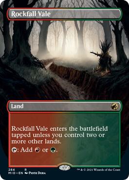 Rockfall Vale (Borderless) | Innistrad: Midnight Hunt #284