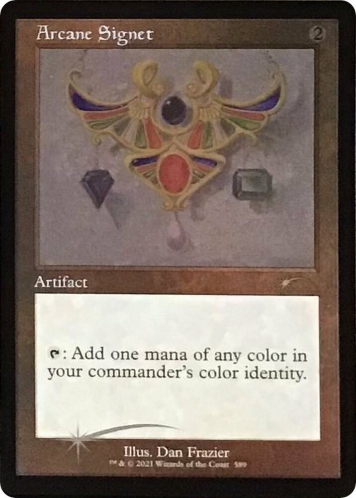 Arcane Signet (589) (Foil Etched) | Secret Lair Drop Series #589