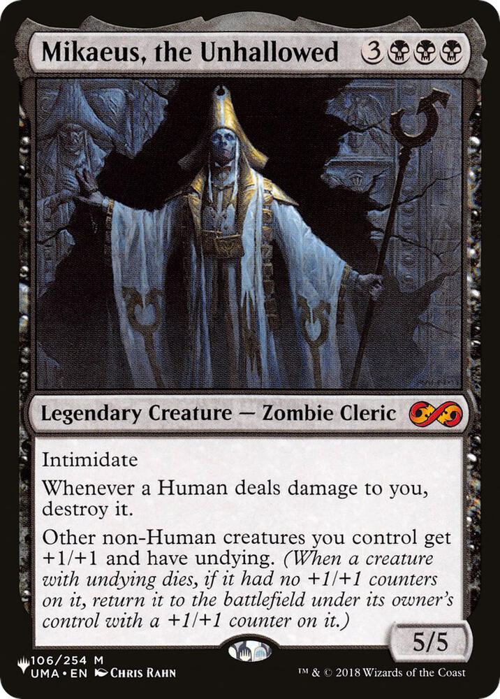 Mikaeus, the Unhallowed | The List Reprints #106/254