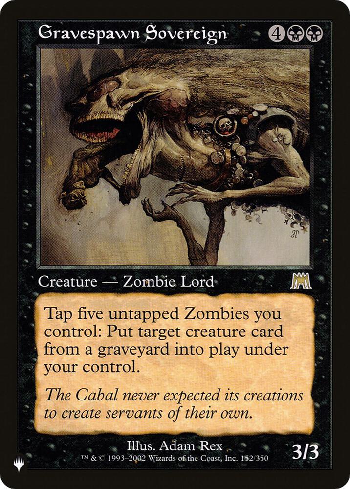 Gravespawn Sovereign | The List Reprints #152/350