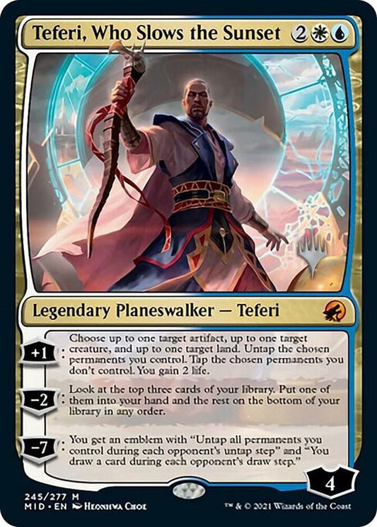 Teferi, Who Slows the Sunset | Promo Pack: Innistrad: Midnight Hunt #245