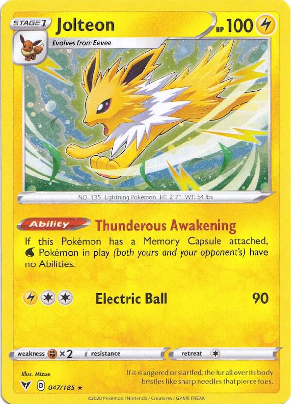 Jolteon - 047/185 (Cosmos Holo) | Miscellaneous Cards & Products #047/185